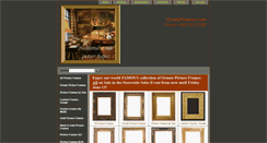 Desktop Screenshot of ornateframes.com